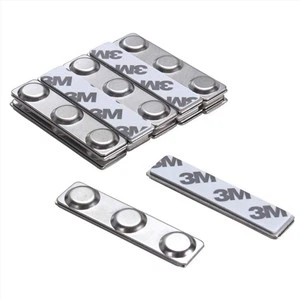 Magnetic Name Tag Holders With 3 Neodymium Magnets